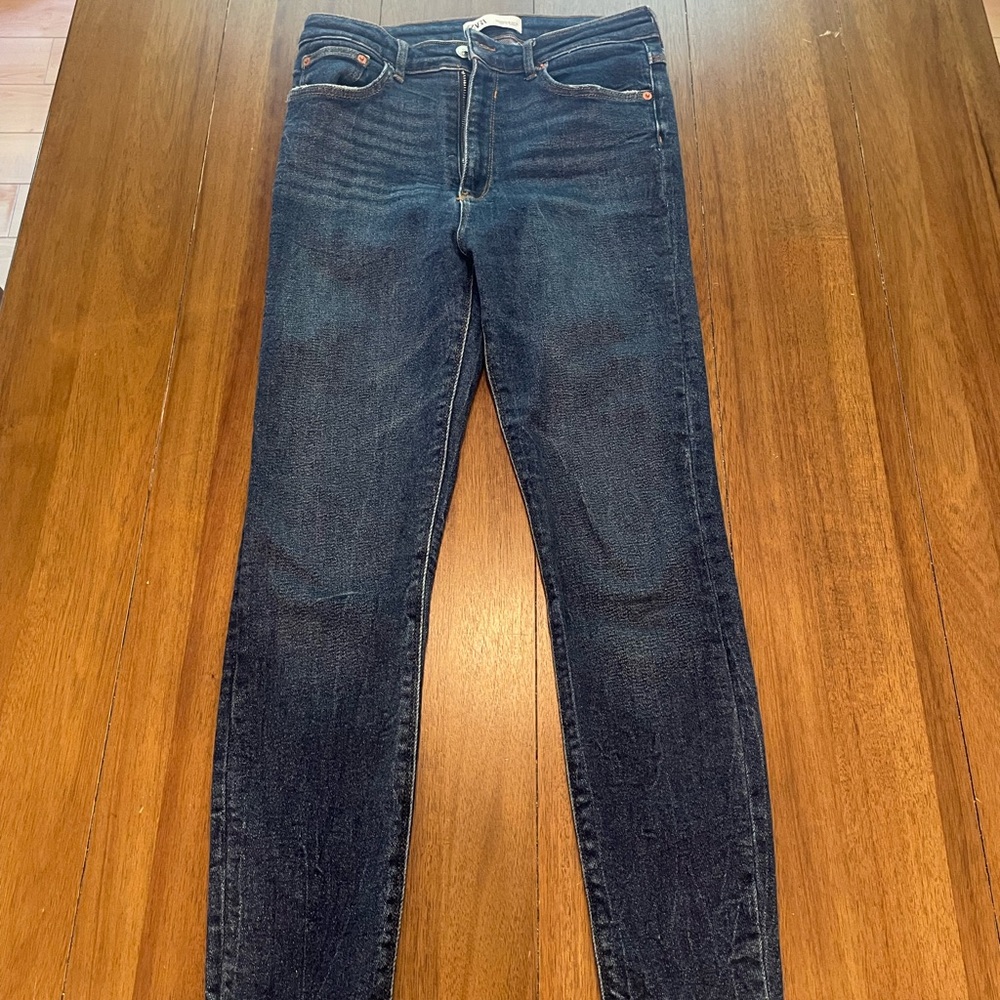 Dark Blue Denim Jeans